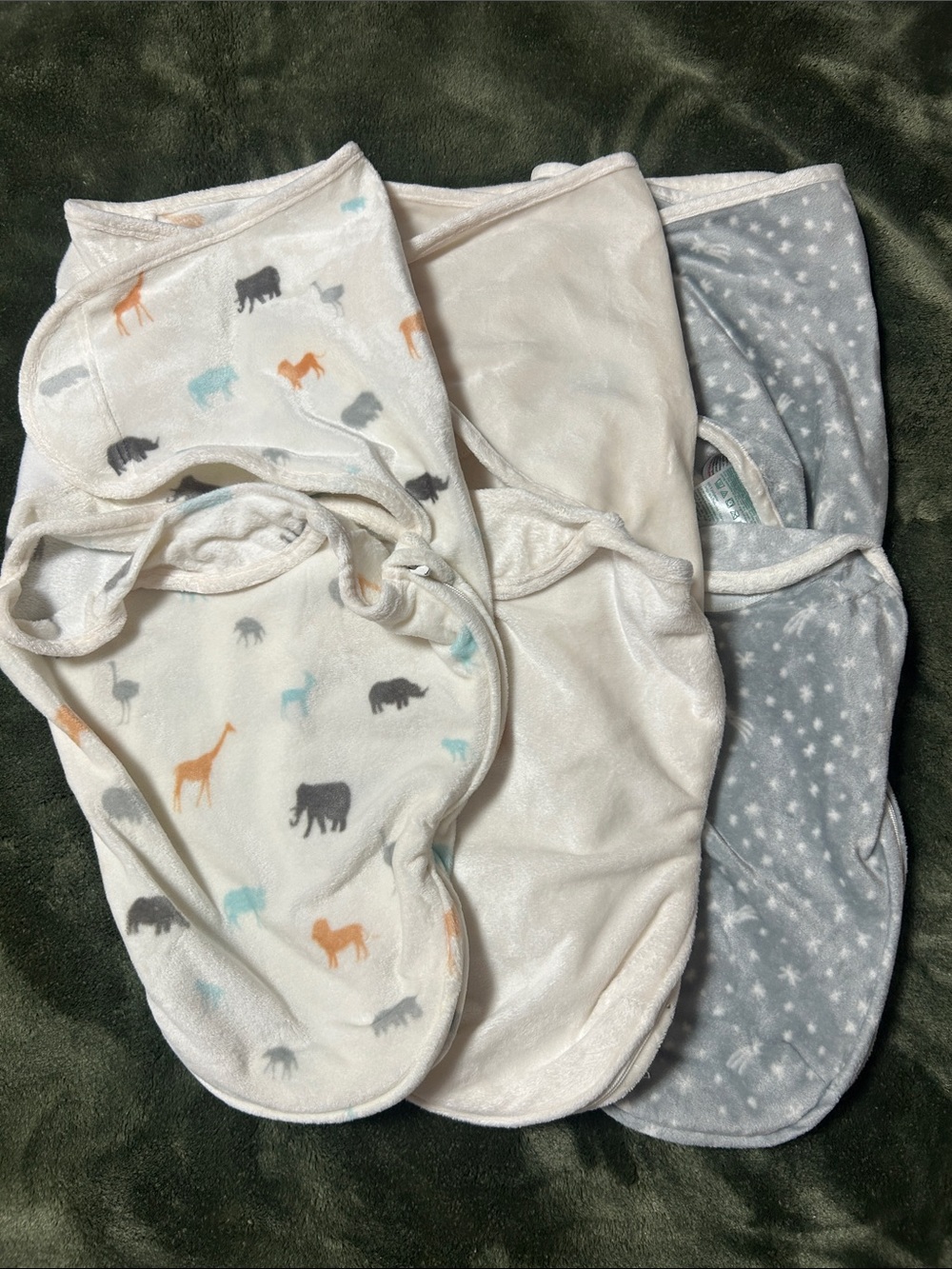 aden + anais- 0-3 M 3 Pcs Muslin Swaddle